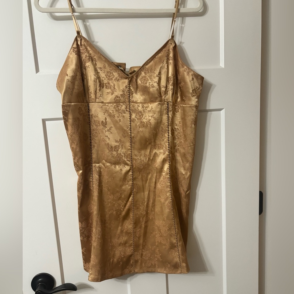 Vintage Victoria’s Secret Gold Slip Dress women’s size L